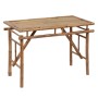 Folding bamboo garden table 115x50x75 cm by vidaXL, Garden tables - Ref: Foro24-341745, Price: 114,85 €, Discount: %