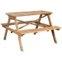 Bamboo picnic table 115x115x81 cm by vidaXL, Garden tables - Ref: Foro24-341754, Price: 137,98 €, Discount: %