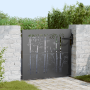 Puerta de jardín Otro con cerradura Negro 105 x 100 cm