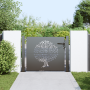 Puerta de jardín Otro Negro 105 x 100 cm