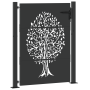 Puerta de jardín Otro Negro 105 x 125 cm