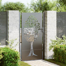 Puerta de jardín Otro Negro 105 x 175 cm