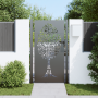 Puerta de jardín Otro Negro 105 x 200 cm