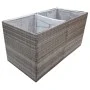 Gray synthetic rattan planter 157x80x80 cm by vidaXL, Pots and planters - Ref: Foro24-319178, Price: 128,55 €, Discount: %