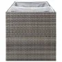 Gray synthetic rattan planter 157x80x80 cm by vidaXL, Pots and planters - Ref: Foro24-319178, Price: 128,55 €, Discount: %