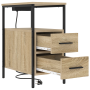 Cajoneras de Noche con cajón 2 pcs Roble Sonoma 30 x 48 x 61 cm