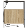 Cajoneras de Noche con cajón 2 pcs Roble Sonoma 30 x 48 x 61 cm