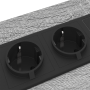 Cajoneras de Noche con cajón 2 pcs Gris sonoma 30 x 48 x 61 cm