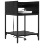 Cajoneras de Noche 2 pcs Roble negro 40 x 40 x 61 cm