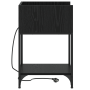 Cajoneras de Noche 2 pcs Roble negro 40 x 40 x 61 cm