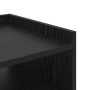 Cajoneras de Noche 2 pcs Roble negro 40 x 40 x 61 cm