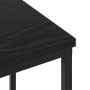 Cajoneras de Noche 2 pcs Roble negro 38 x 30 x 48 cm