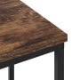 Cajoneras de Noche 2 pcs Roble ahumado 38 x 30 x 48 cm