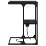 Mesa de Noche Roble negro 41.5 x 26 x 60.5 cm