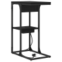 Mesa de Noche Roble negro 41.5 x 26 x 60.5 cm