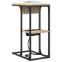 Mesa de Noche Roble de Sonoma 41.5 x 26 x 60.5 cm