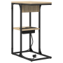 Mesa de Noche Roble de Sonoma 41.5 x 26 x 60.5 cm