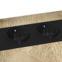 Mesa de Noche Roble de Sonoma 41.5 x 26 x 60.5 cm