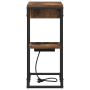 Mesa de Noche Roble ahumado 41.5 x 26 x 60.5 cm