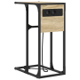 Mesa de Noche Roble Sonoma 41.5 x 26 x 60.5 cm