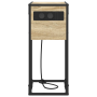 Mesa de Noche Roble Sonoma 41.5 x 26 x 60.5 cm