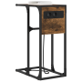 Mesa de Noche Roble ahumado 41.5 x 26 x 60.5 cm