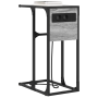 Mesa de Noche Gris sonoma 41.5 x 26 x 60.5 cm