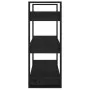 Estantería/divisor de espacios madera pino negro 80x35x91 cm de vidaXL, Librerías y estanterías - Ref: Foro24-813903, Precio:...