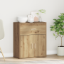 Vitrina Roble artisan 60 x 31 x 70 cm Madera contrachapada