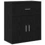 Vitrina Roble negro 60 x 31 x 70 cm Madera contrachapada