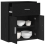 Vitrina Roble negro 60 x 31 x 70 cm Madera contrachapada