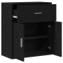 Vitrina Roble negro 60 x 31 x 70 cm Madera contrachapada