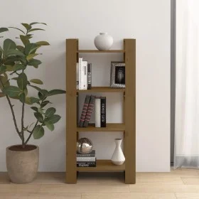 Honey brown wooden shelf/space divider 60x35x125 cm by vidaXL, Bookcases and shelves - Ref: Foro24-813887, Price: 71,41 €, Di...