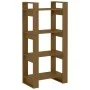 Honey brown wooden shelf/space divider 60x35x125 cm by vidaXL, Bookcases and shelves - Ref: Foro24-813887, Price: 71,41 €, Di...