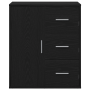Vitrina Roble negro 60 x 31 x 70 cm Madera contrachapada