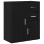 Vitrina Roble negro 60 x 31 x 70 cm Madera contrachapada