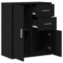 Vitrina Roble negro 60 x 31 x 70 cm Madera contrachapada