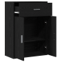 Vitrina Roble negro 79 x 38 x 80 cm Madera contrachapada