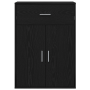 Vitrina Roble negro 79 x 38 x 80 cm Madera contrachapada