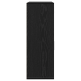 Vitrina Roble negro 79 x 38 x 80 cm Madera contrachapada