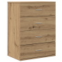 Vitrina Roble artesanal 60 x 39 x 80 cm Madera contrachapada