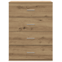 Vitrina Roble artesanal 60 x 39 x 80 cm Madera contrachapada
