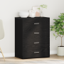 Vitrina Roble negro 60 x 39 x 80 cm Madera contrachapada
