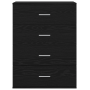 Vitrina Roble negro 60 x 39 x 80 cm Madera contrachapada