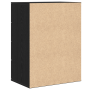 Vitrina Roble negro 60 x 39 x 80 cm Madera contrachapada