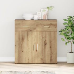 Vitrina Roble artisan 79 x 38 x 80 cm Madera contrachapada