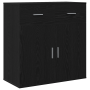 Vitrina Roble negro 79 x 38 x 80 cm Madera contrachapada