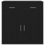 Vitrina Roble negro 79 x 38 x 80 cm Madera contrachapada