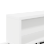 Perchero de pared con estante con almacenamiento Blanco 100 x
