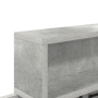 Perchero de pared con estante Gris concreto 100 x 12 x 43.5 cm